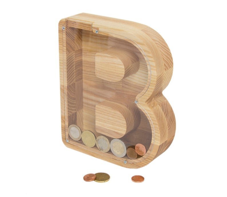 Puidust rahakassa "B" hind ja info | Originaalsed rahakassad | kaup24.ee