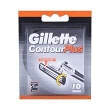 Бритвенные головки мужские Gillette Contour Plus 10 шт. цена и информация | Косметика и средства для бритья | kaup24.ee