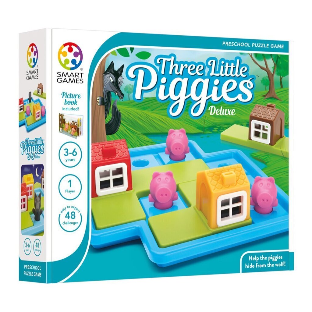 Mäng Smart Games Three Little Piggies Deluxe hind ja info | Lauamängud ja mõistatused | kaup24.ee
