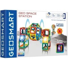 Магнитный конструктор GeoSmart Geo Space Station, 70 шт цена и информация | Конструкторы и кубики | kaup24.ee