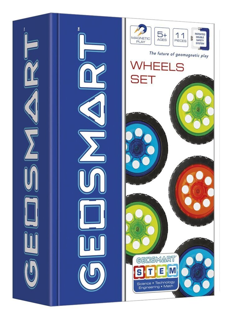 Magnetiline konstruktor GeoSmart Wheels Set 11 tk hind ja info | Klotsid ja konstruktorid | kaup24.ee