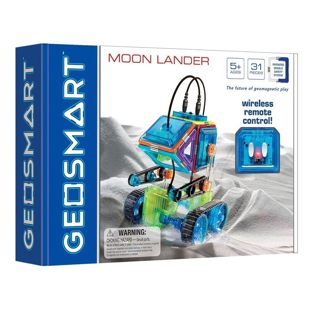 Magnetiline konstruktor GeoSmart Moon Lander 31 tk цена и информация | Klotsid ja konstruktorid | kaup24.ee