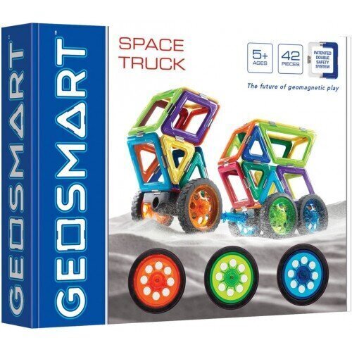 Magnetiline konstruktor GeoSmart Space Truck 42 tk цена и информация | Klotsid ja konstruktorid | kaup24.ee