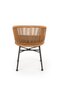 2 tooli komplekt Halmar K400, pruun hind ja info | Aiatoolid | kaup24.ee
