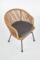2 tooli komplekt Halmar K400, pruun hind ja info | Aiatoolid | kaup24.ee