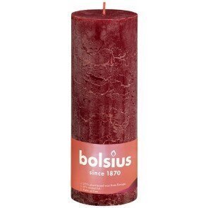 Silindrilised küünlad Bolsius, 19x6.8 cm цена и информация | Küünlad, küünlajalad | kaup24.ee