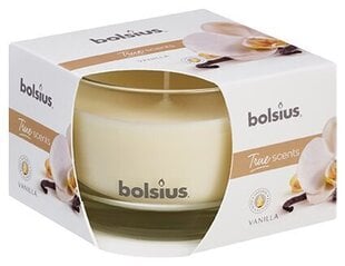 Lõhnaküünal Bolsius True Scents Vanilla цена и информация | Подсвечники, свечи | kaup24.ee