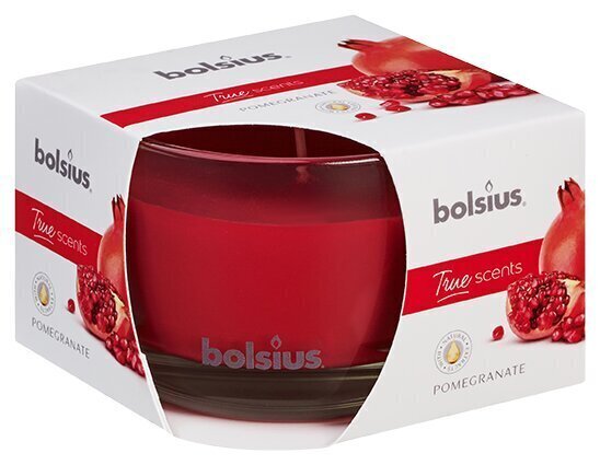 Lõhnaküünal Bolsius True Scents Pomegranate hind ja info | Küünlad, küünlajalad | kaup24.ee