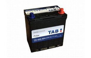 Аккумулятор TAB Polar Jap (-Я) 45Ач 400A цена и информация | Аккумуляторы | kaup24.ee
