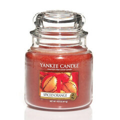 Yankee Candle Original средняя свеча Spiced Orange цена и информация | Подсвечники, свечи | kaup24.ee