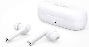 Täielikult juhtmevabad kõrvasisesed kõrvaklapid Huawei FreeBuds 3i Ceramic White 55033030 hind ja info | Kõrvaklapid | kaup24.ee