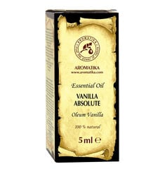 Naturaalne vanilje absoluutne eeterlik õli Aromatika, 5 ml hind ja info | Eeterlikud ja kosmeetilised õlid | kaup24.ee