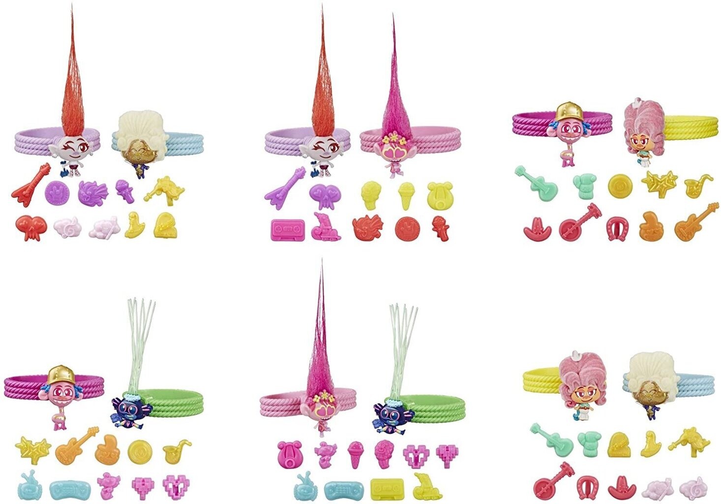 Kujukeste ja ehete valmistamise komplekt Hasbro Trolls Tiny Dancers hind ja info | Arendavad mänguasjad | kaup24.ee