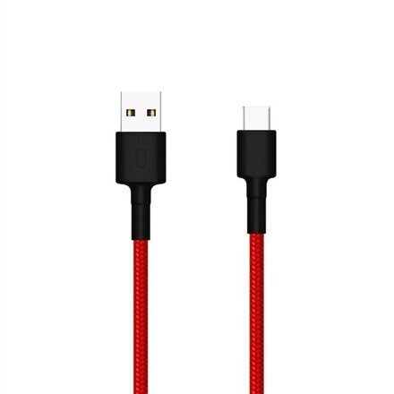 Xiaomi Mi Type-C Braided Cable SJV4110GL, Punane цена и информация | Kaablid ja juhtmed | kaup24.ee