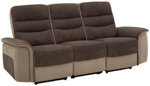 Трехместный диван Notio Living Marshall, коричневый/бежевый цена и информация | Диваны | kaup24.ee