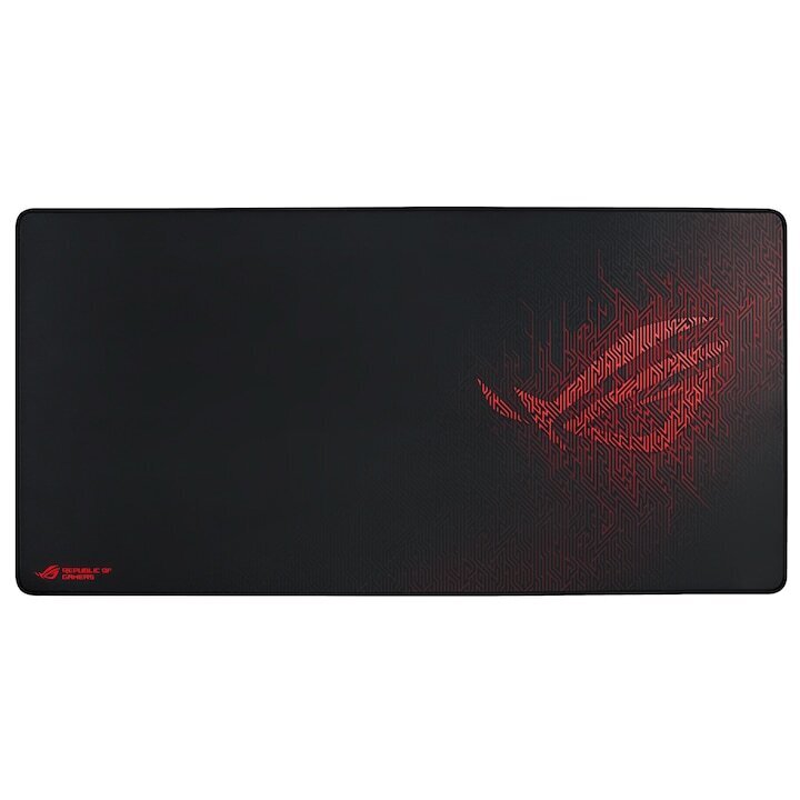 ASUS ROG Sheath mänguhiirematt, eriti suur, kummist alus, purunemisvastased õmblused, must/punane цена и информация | Hiired | kaup24.ee