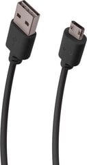 Laadimisjuhe dvipusis Forever microUSB must 1.0m hind ja info | Mobiiltelefonide kaablid | kaup24.ee