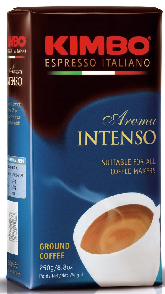 Jahvatatud kohvi Kimbo Aroma Intenso 250g hind ja info | Kohv, kakao | kaup24.ee