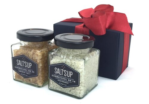 Salt'sUp подарочный набор из двух солей «Нет дыма без огня» цена и информация | Специи, наборы специй | kaup24.ee