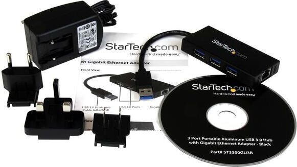 StarTech ST3300GU3B hind ja info | USB jagajad, adapterid | kaup24.ee