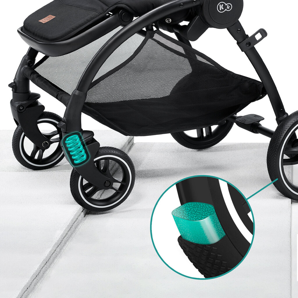 Universaalne käru Kinderkraft Evolution Cocoon 2in1, Platinum Grey hind ja info | Vankrid, jalutuskärud | kaup24.ee