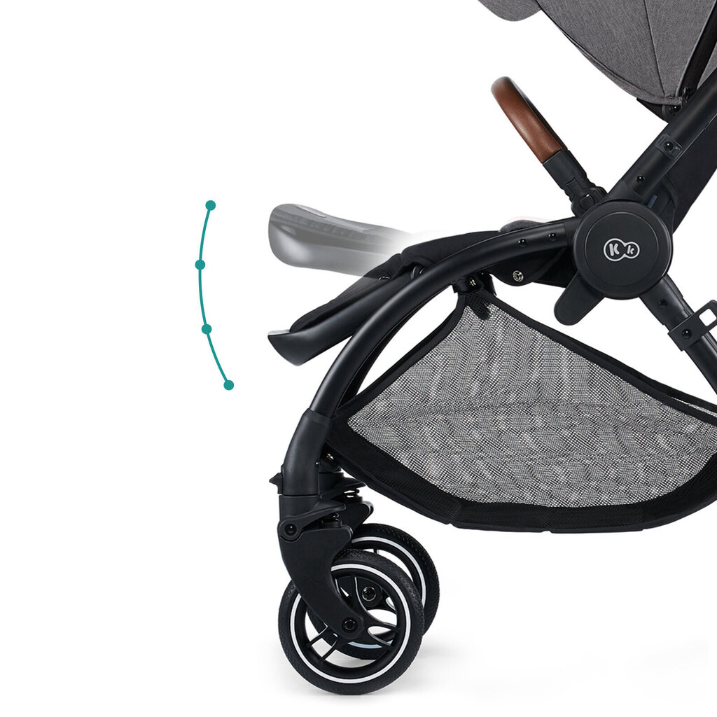 Universaalne käru Kinderkraft Evolution Cocoon 2in1, Platinum Grey hind ja info | Vankrid, jalutuskärud | kaup24.ee