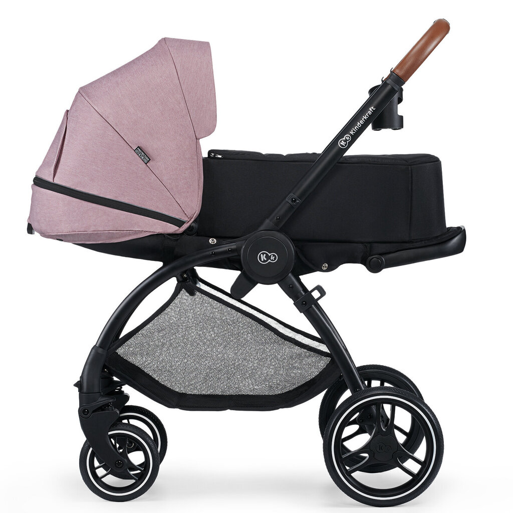 Universaalne käru Kinderkraft Evolution Cocoon 2in1, Mauvelous pink hind ja info | Vankrid, jalutuskärud | kaup24.ee