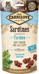 Carnilove Cat Snack Sardine with Parsley närimismaiused kassile 50g цена и информация | Лакомства для котов | kaup24.ee