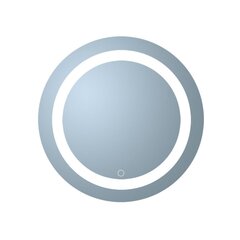 Peegel valgustusega Venti Ring, hõbedane värv цена и информация | Зеркала | kaup24.ee