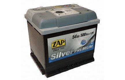 Aku ZAP Silver Premium 54Ah 500A hind ja info | Akud | kaup24.ee