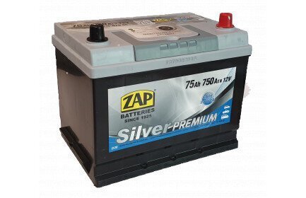 Aku ZAP Silver Premium Jap (+-) 75Ah 750A цена и информация | Akud | kaup24.ee