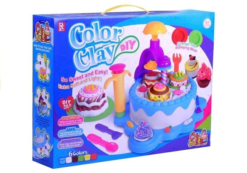 Plastiliini komplekt Color Clay "Tort" hind ja info | Arendavad mänguasjad | kaup24.ee