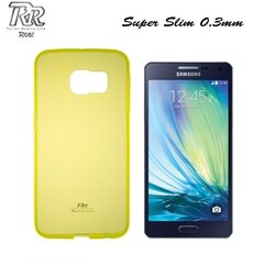 Kaitseümbris Roar Ultra Slim 0.3mm sobib Samsung Galaxy A5 (A500F), kollane hind ja info | Telefoni kaaned, ümbrised | kaup24.ee