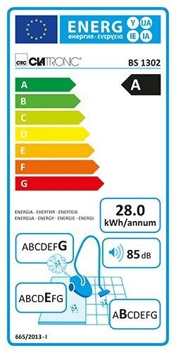 Clatronic BS 1302 hind ja info | Tolmuimejad | kaup24.ee