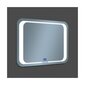 Peegel valgustusega Venti Timer, hõbedane värv hind ja info | Vannitoa peeglid | kaup24.ee