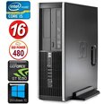 HP 8100 Elite SFF i5-750 16 ГБ 480SSD GT1030 2 ГБ DVD WIN10