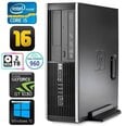 HP 8100 Elite SFF i5-750 16GB 960SSD+2TB GT1030 2GB DVD WIN10