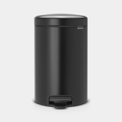 Brabantia мусорный бак NewIcon, 12 л, черный цена и информация | Мусорные ящики с креплением на двери | kaup24.ee