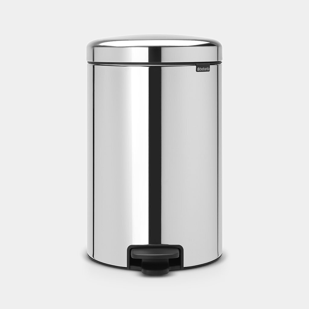 Pedaaliga prügikast, NewIcon, 20l, brilliant steel, Brabantia hind ja info | Prügikastid | kaup24.ee