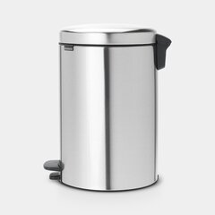 Pedaaliga prügikast NewIcon, 20l, matt teras FPP, Brabantia цена и информация | Мусорные баки | kaup24.ee