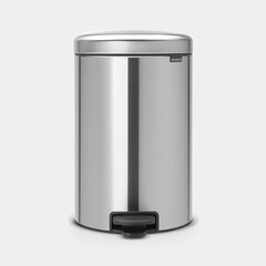 Pedaaliga prügikast NewIcon, 20l, matt teras FPP, Brabantia цена и информация | Мусорные баки | kaup24.ee