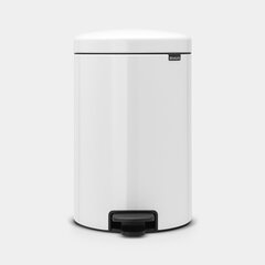 Prügikast pedaaliga NewIcon, 20l, valge, Brabantia цена и информация | Мусорные баки | kaup24.ee