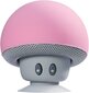 Mushroom Mini juhtmevabad kaasaskantavad Bluetooth 4.1 kõlarid mikrofoniga nutitelefonide jaoks (roosa) цена и информация | Autoraadiod, multimeedia | kaup24.ee