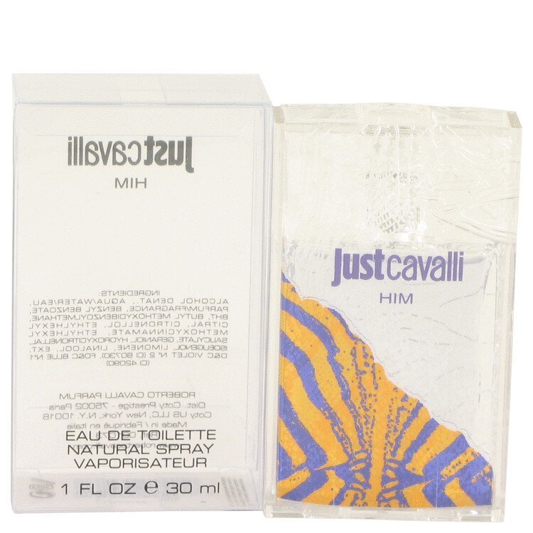 Tualettvesi Roberto Cavalli Just Cavalli Him EDT meestele 30 ml hind ja info | Meeste parfüümid | kaup24.ee