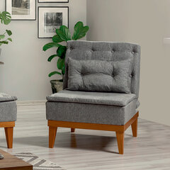 Кресло Artie Fuoco, серое цена и информация | Кресла в гостиную | kaup24.ee