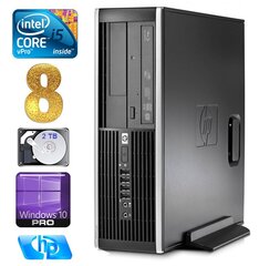 HP 8100 Elite SFF i5-650 8GB 2TB DVD WIN10Pro hind ja info | Lauaarvutid | kaup24.ee