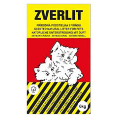 Zverlit lõhnastatud paakuv kassiliiv 6kg hind ja info | Kassiliiv | kaup24.ee