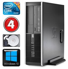 HP 8100 Elite SFF i5-650 4GB 250GB DVD WIN10 цена и информация | Стационарные компьютеры | kaup24.ee