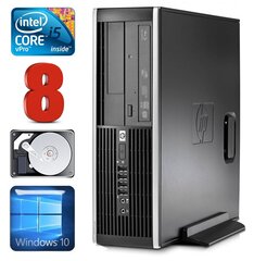 HP 8100 Elite SFF i5-650 8GB 250GB DVD WIN10 цена и информация | Стационарные компьютеры | kaup24.ee