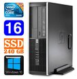 HP 8100 Elite SFF i5-650 16GB 240SSD DVD WIN10